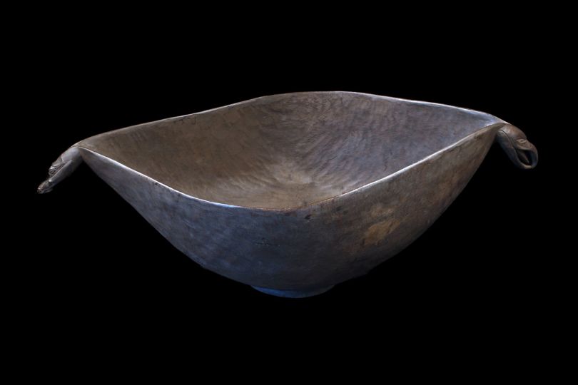 Grand plat en bois Lumi / Lumi wooden bowl